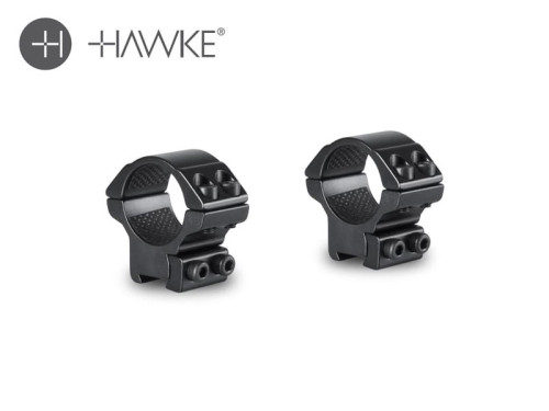 Hawke 1" Match Mount 2 Piece 9-11mm Low