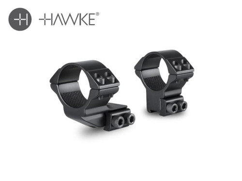 Hawke 1" Extension Ring 30mm 2 Piece 9-11mm High