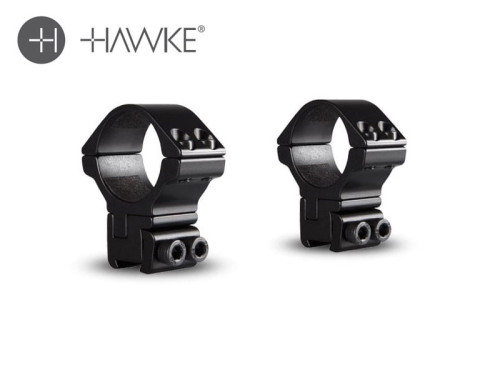 Hawke Adjustable 30mm 2 Piece 9-11mm High