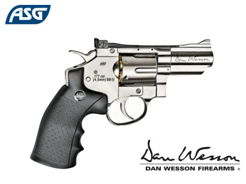 Dan Wesson ASG 2.5" Silver Ar Revolver 