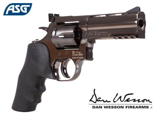 ASG Dan Wesson 715 4" Grey CO2 Revolver