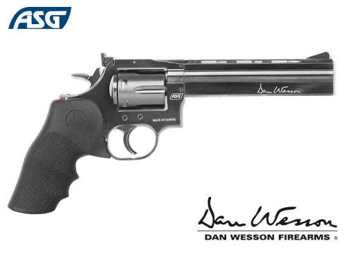 ASG Dan Wesson 715 6" Steel Grey CO2 Revolver