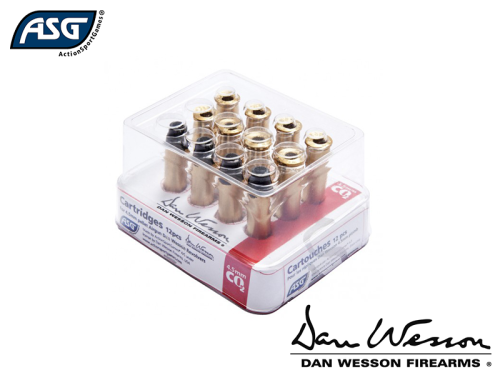 	 ASG Dan Wesson Metal Spare Cartridge Pellet 12pkt