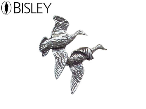 Bisley Pewter Pin - Pair of Ducks