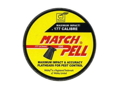Webley Matchpell .177 Pellets 4.5mm