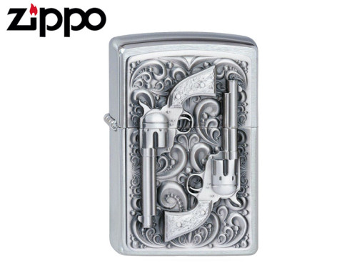 Zippo Lighter Revolver Emblem
