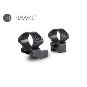 Hawke 1" Extension Ring 30mm 2 Piece Weaver High