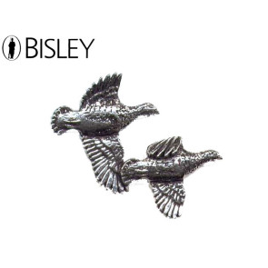 Bisley Pewter Pin - Partridges