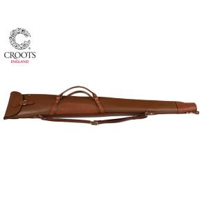 Croots Byland Leather Shotgun Slip with Flap, Zip and Handles