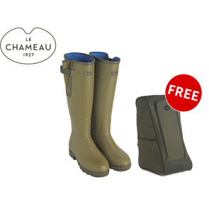 Le Chameau Vierzonord Women's Neoprene Lined Wellingtons-Free Boot bag