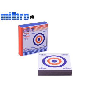 Milbro 17cm Card Targets (100 Pack)