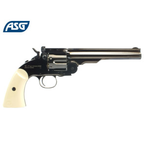 ASG Schofield 6″ Steel Grey .177 BB Co2 Revolver