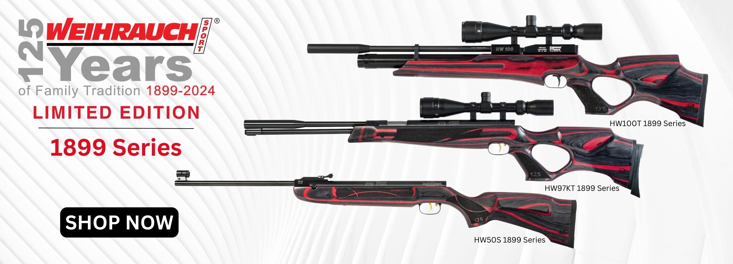 Buy the Limited Edition 125 Year 1899 Series Weihrauch Air Rifles